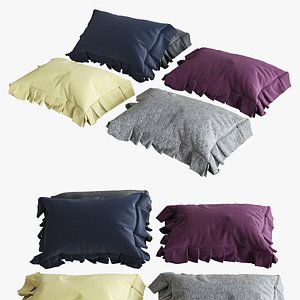pillows color 01 3d max