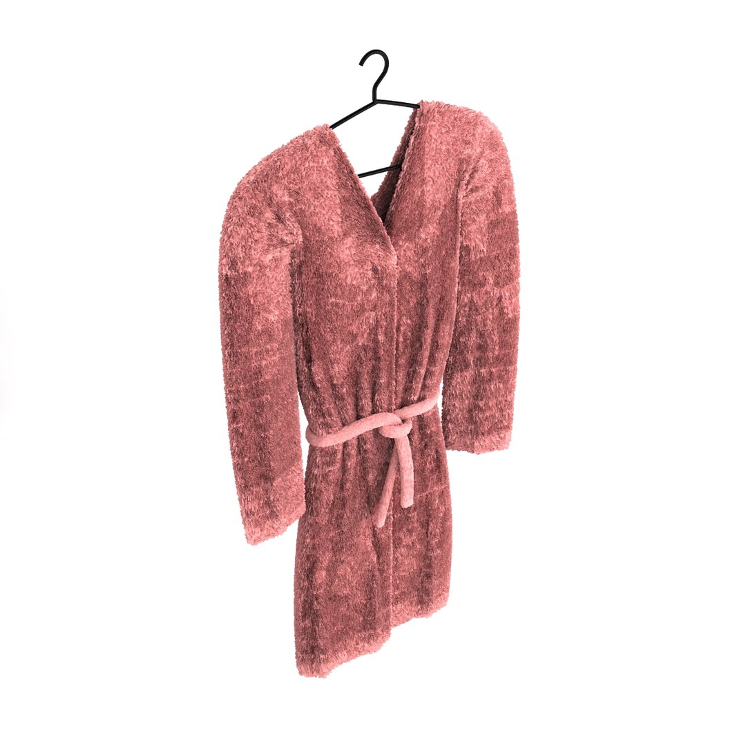 3ds max bath robe