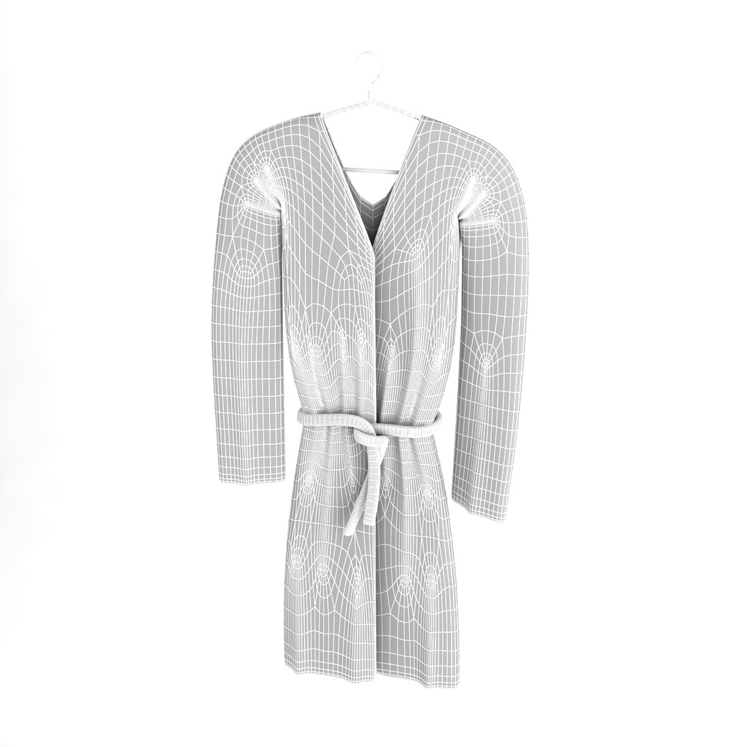 3ds max bath robe
