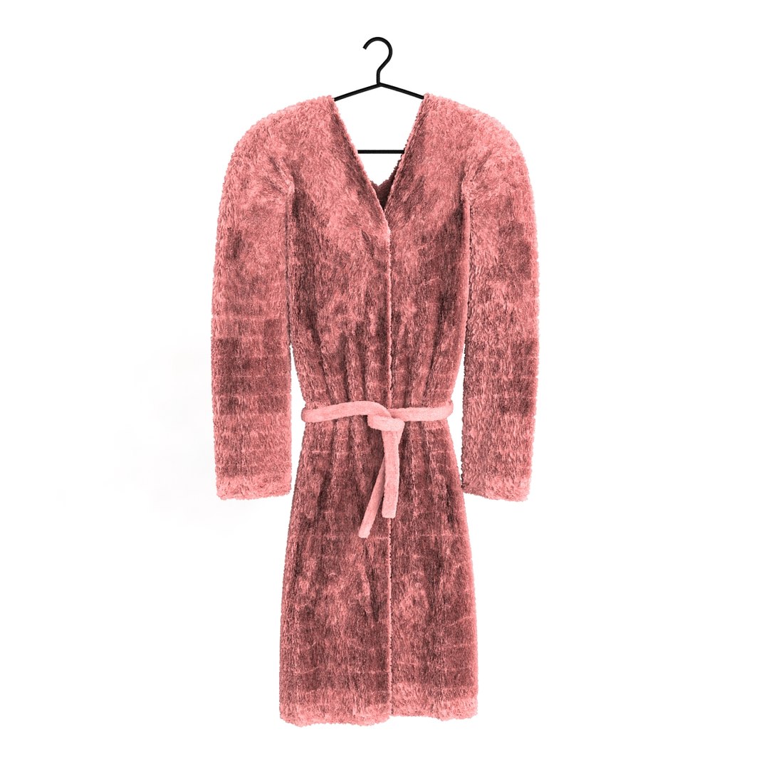 3ds max bath robe