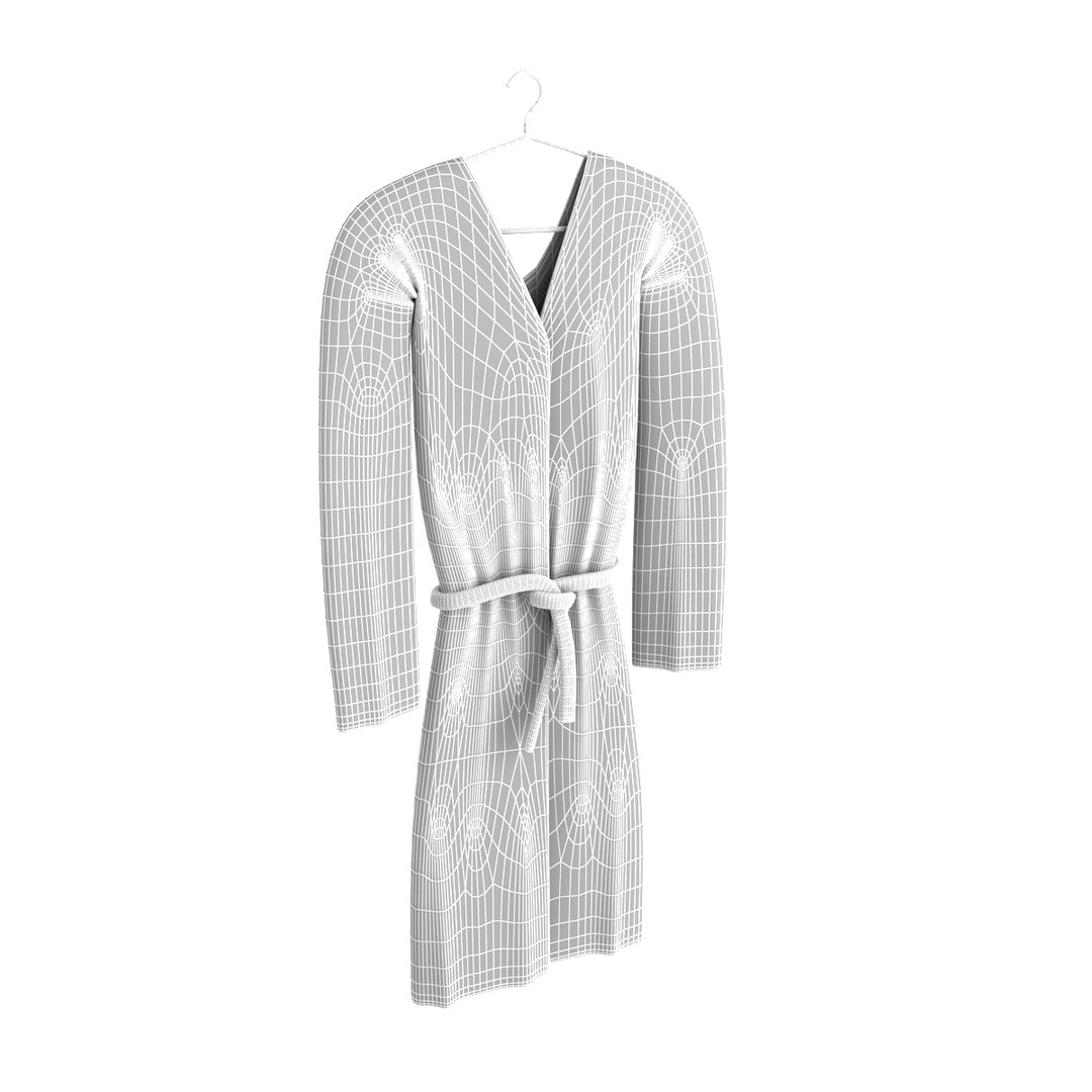 3ds max bath robe