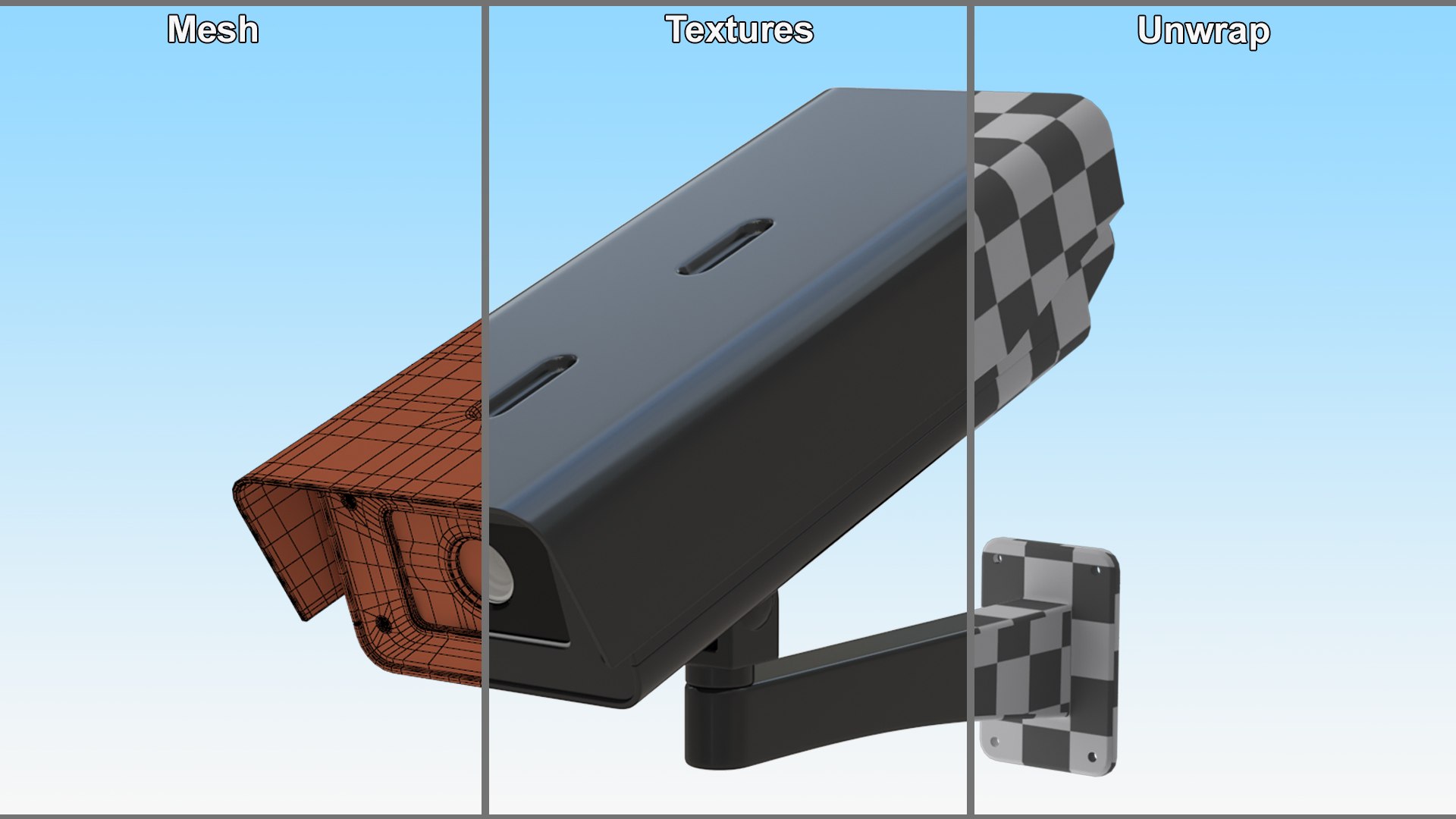 3D Security Surveillance Camera model https://p.turbosquid.com/ts-thumb/Ii/rJuZ89/gO/security_surveillance_camera_011/jpg/1736228945/1920x1080/fit_q87/69bfb62473c0dee5b1699817ddd0906c85a9273d/security_surveillance_camera_011.jpg