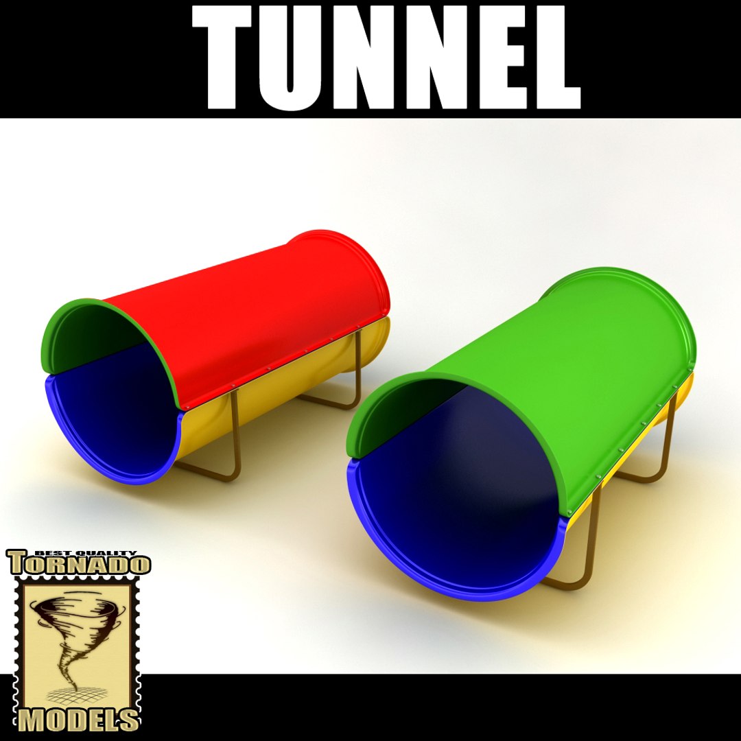 playground tunnel 3d model