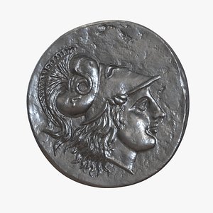 3D Greek Ancient Coin