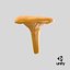 Young Yellow Chanterelle 3D Model