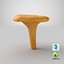 Young Yellow Chanterelle 3D Model