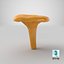 Young Yellow Chanterelle 3D Model