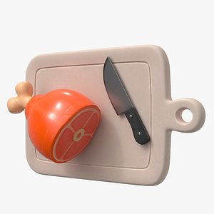 Ham Leg Cutting Board Magnet