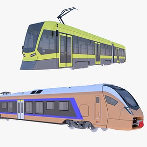 Tram 3D Models For Download | TurboSquid