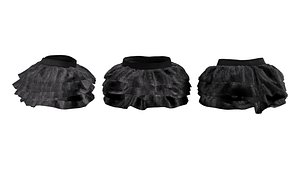 Tutu Style Low Waisted Skirt