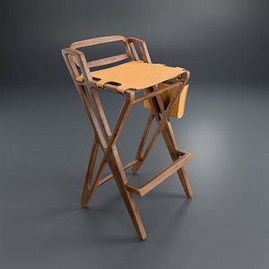 3D hookl und stool triangle model