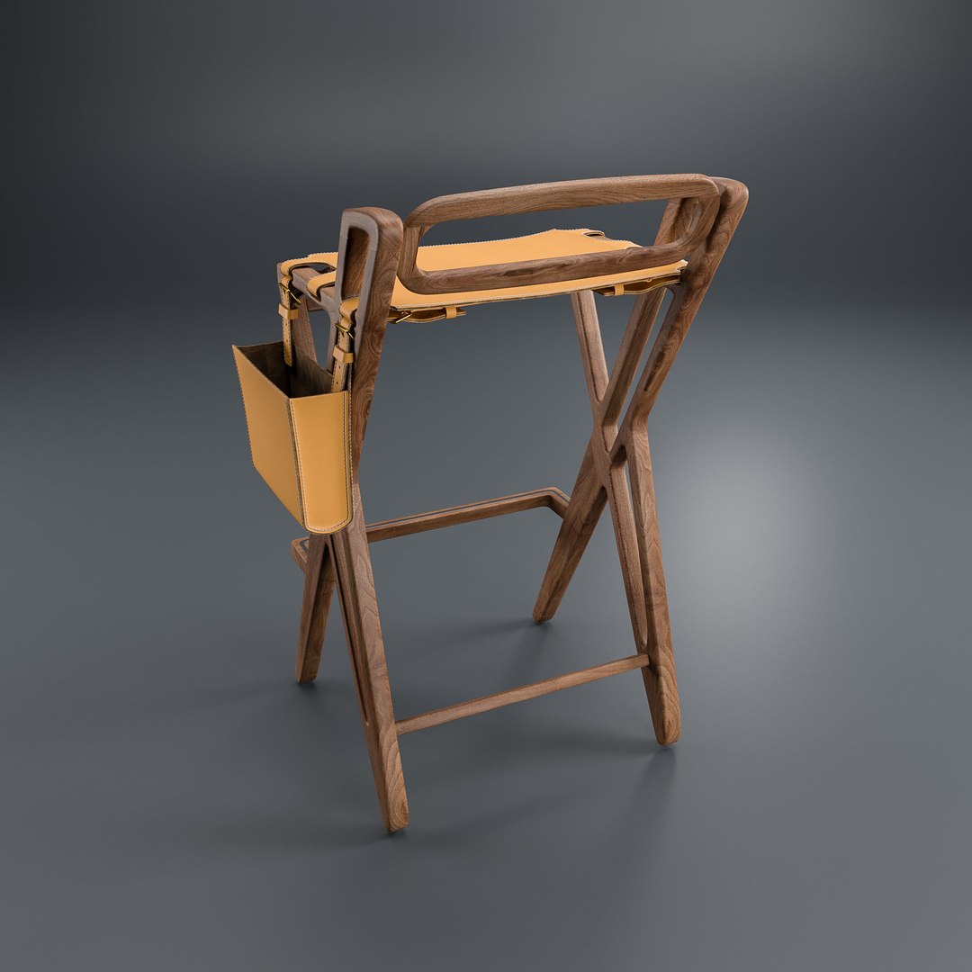3D hookl und stool triangle model - TurboSquid 1281633