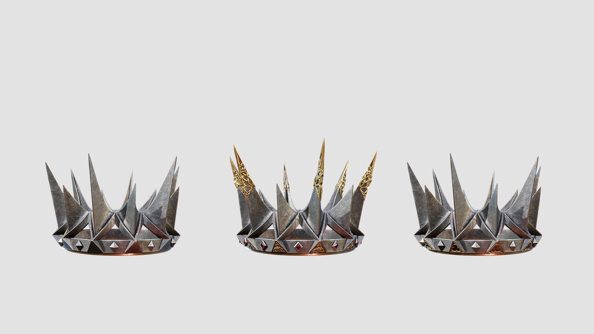 PBR material European iron crown middle mold three-level group model https://p.turbosquid.com/ts-thumb/Ij/5pHctM/2a/16/png/1711695921/1920x1080/fit_q87/b8dce68241e5fa737c729b7af9f5860fb66d579e/16.jpg