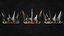 PBR material European iron crown middle mold three-level group