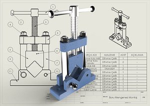 3D pipe vise