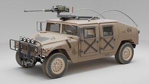 Military Armored Vehicle Humvee