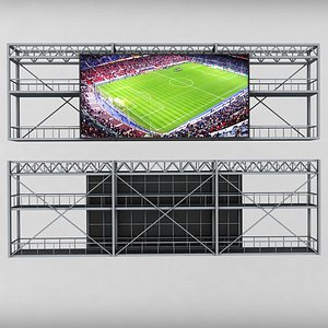 3d scoreboard stadium tv led