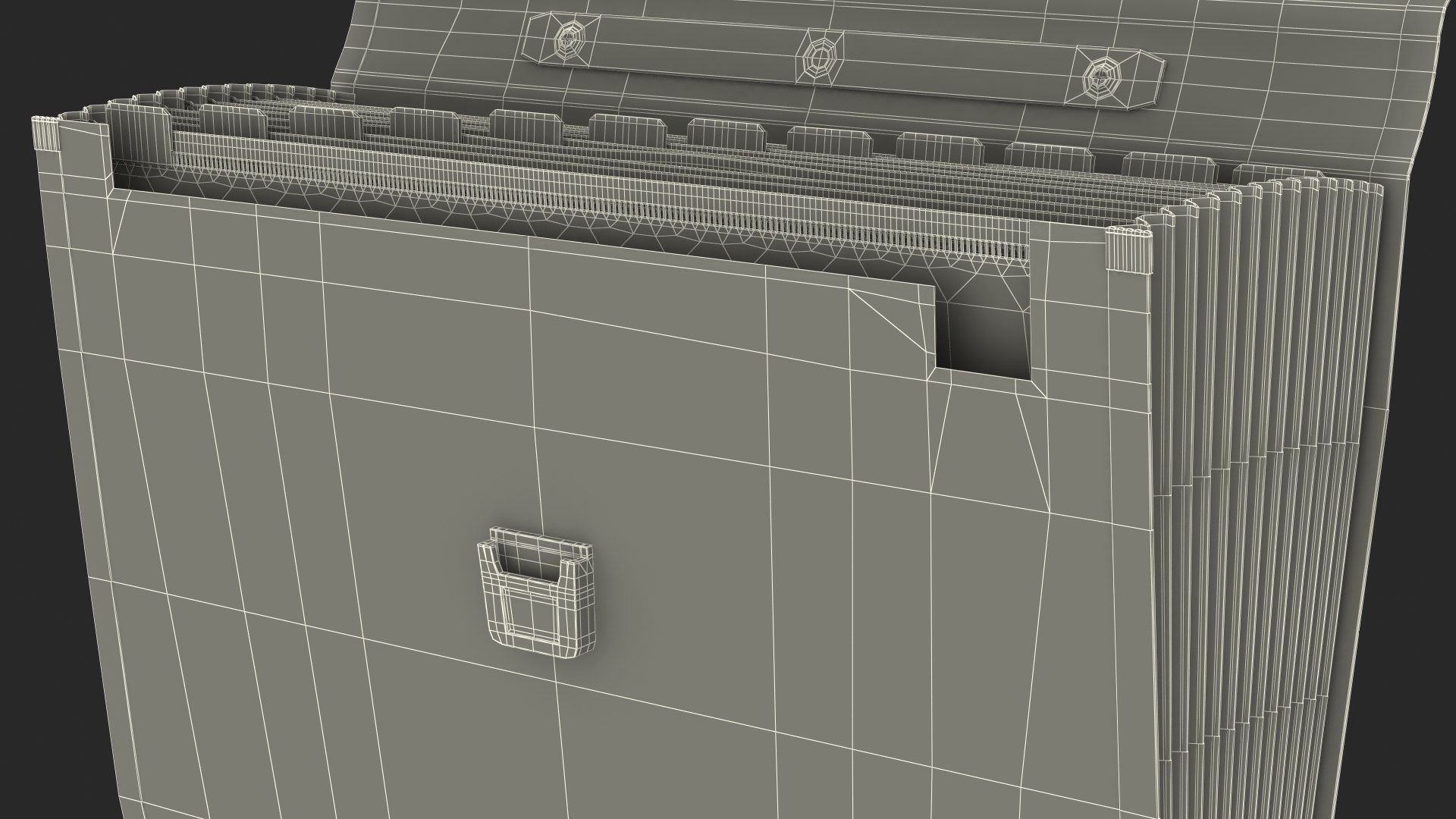 3D Green Expanding Document Holder Open model - TurboSquid 1992612