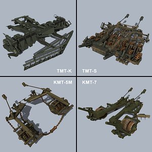 Tank Mine Rollers 3D model