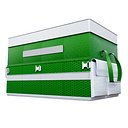 Cooler 3D Model Ice Chest Cooler Box Portable Camping Low Poly PBR