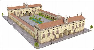 monastery historic model