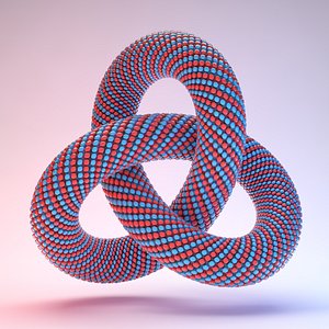 3D abstract knot model