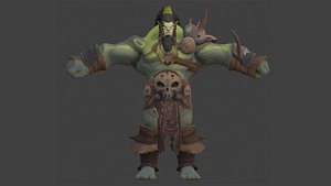 Orc world of warcraft 3D model