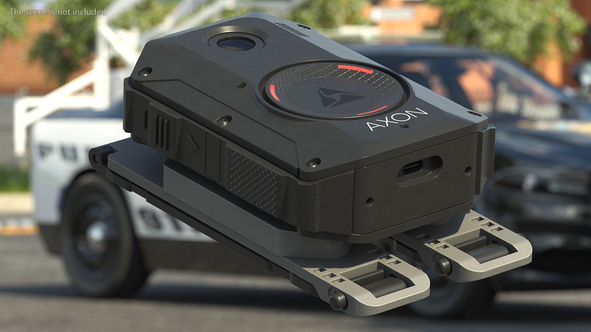 3D Model Axon Body 3 Police Body Camera On Molle Mount TurboSquid 1738047