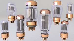 3D model hifi tube vacuum