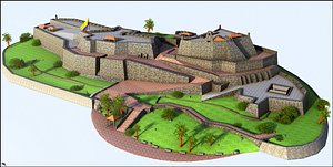 3D castle cartagena san