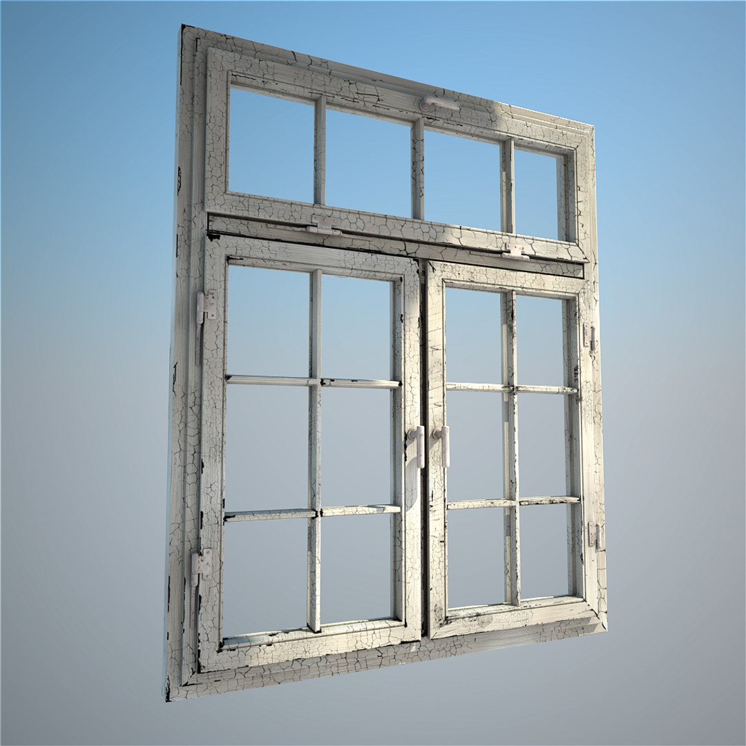 Windows 3d model. Окно модель. 3д модель старое окно. Окно старое деревянное модель. Окно 3d модель.