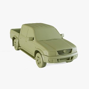 Mazda B2500 Double Cab 2004 3D model