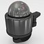 3d bicycle compass ring bell model