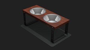 Stand with bowls for dogs model