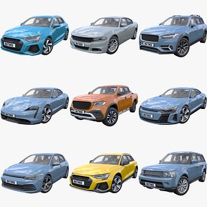 Generic Cars Collection 3D model
