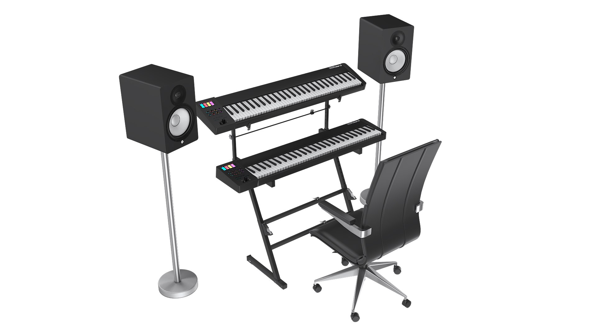 3D Keyboard Studio - TurboSquid 2218646