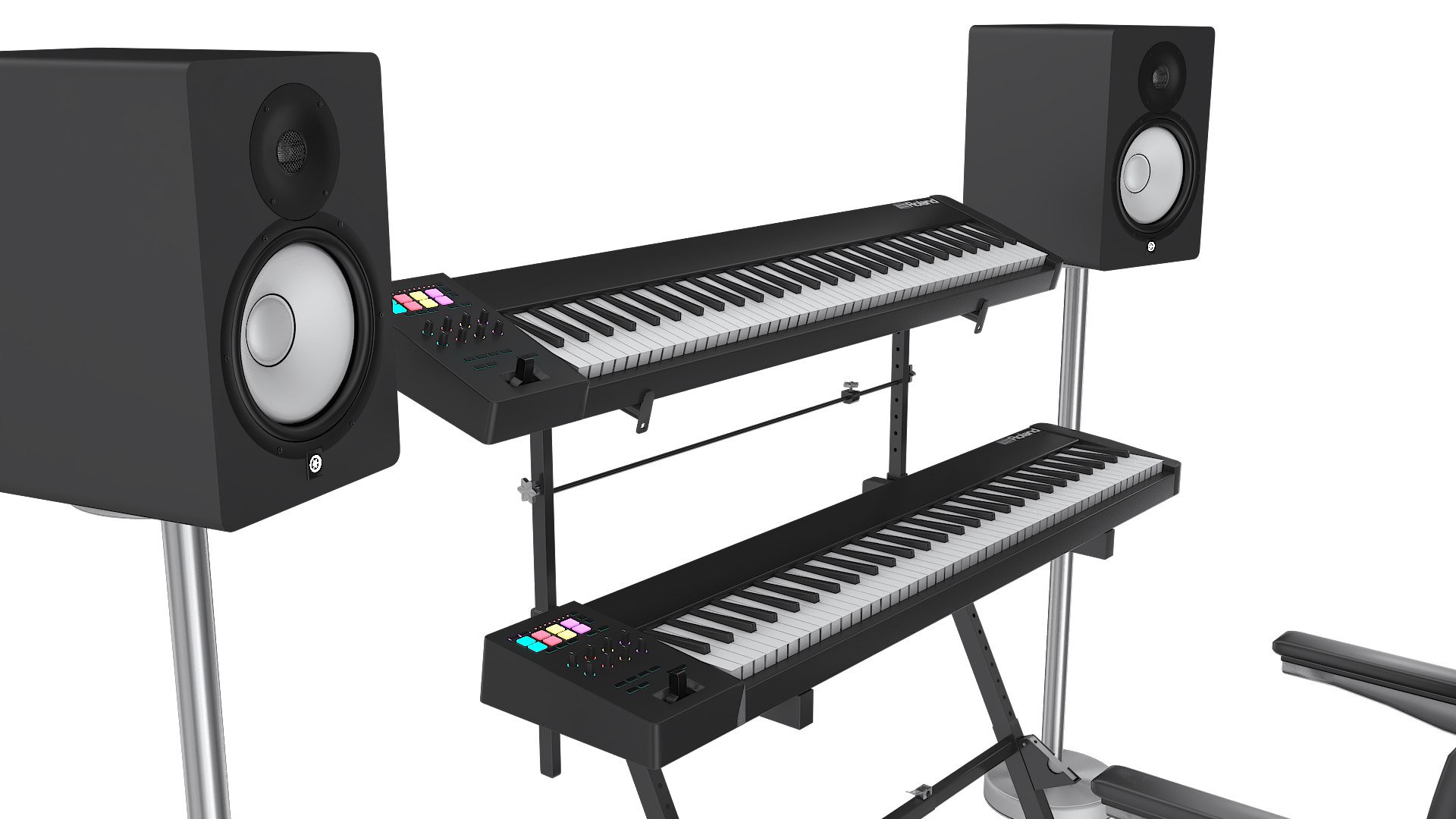 3D Keyboard Studio - TurboSquid 2218646