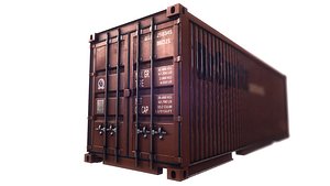 cargo container 3d model
