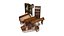 Set di mobili in legno in stile orientale asiatico - Texture PBR pronte per V-Ray