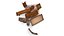 Set di mobili in legno in stile orientale asiatico - Texture PBR pronte per V-Ray