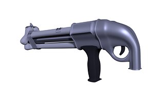 Shotgun made of bones