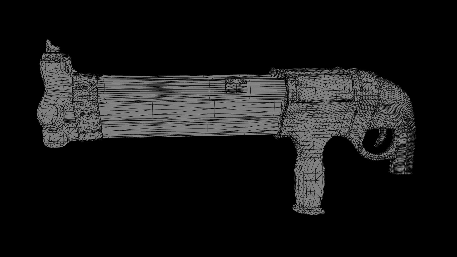 3D shotgun bones model - TurboSquid 1689901