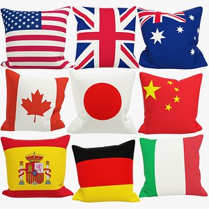 Flags Pillows Collection V3