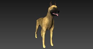 belgian malinois dog fbx