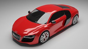AUDI R8 V10 2010 RED