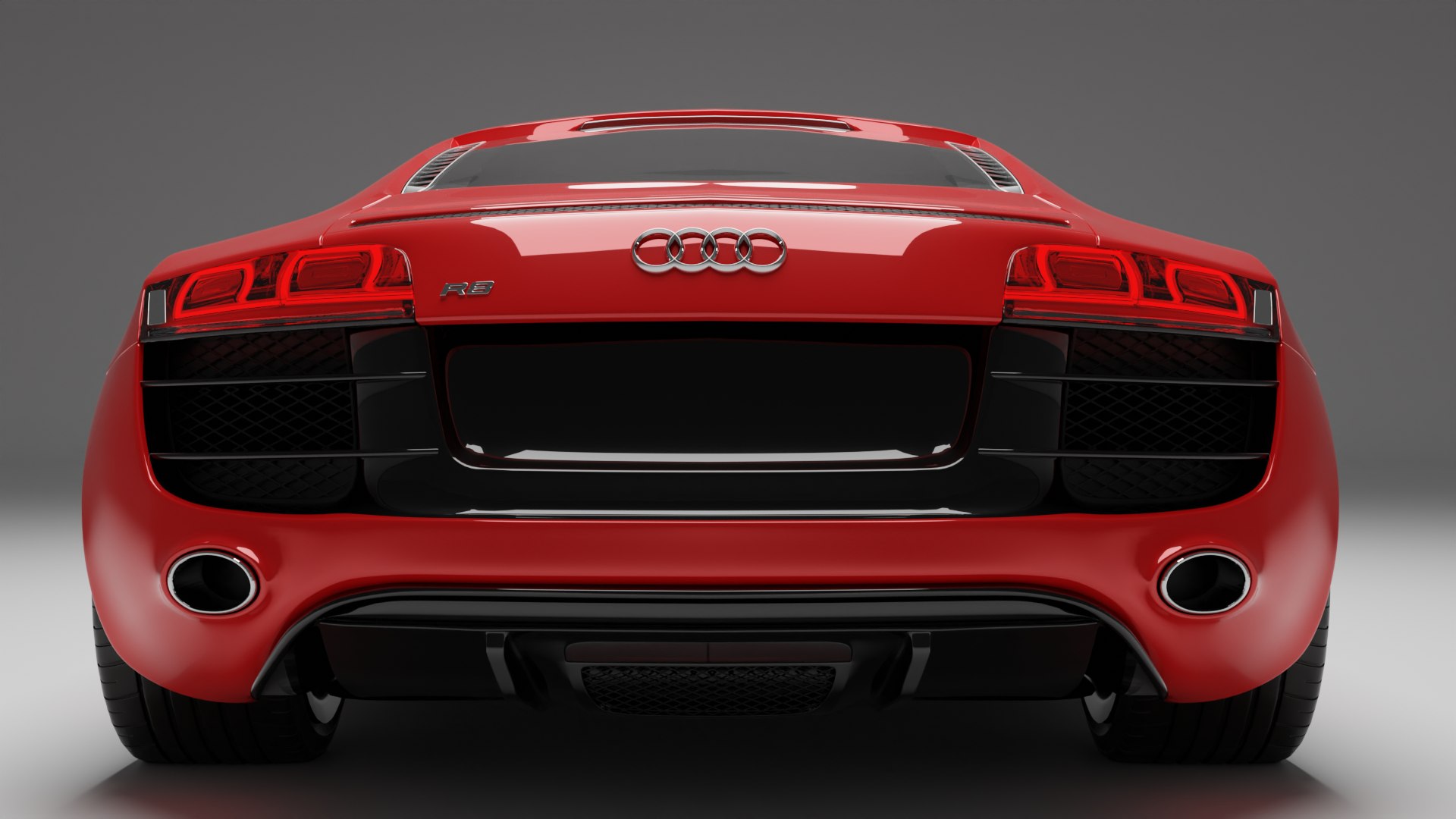 3D AUDI R8 V10 2010 RED - TurboSquid 2191801