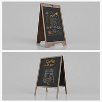 Customizable Wide and Large Format Chalkboard Signs