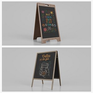 Customizable Wide and Large Format Chalkboard Signs