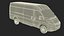 3D model 2025 Fiat Ducato Long Van White