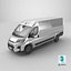 3D model 2025 Fiat Ducato Long Van White
